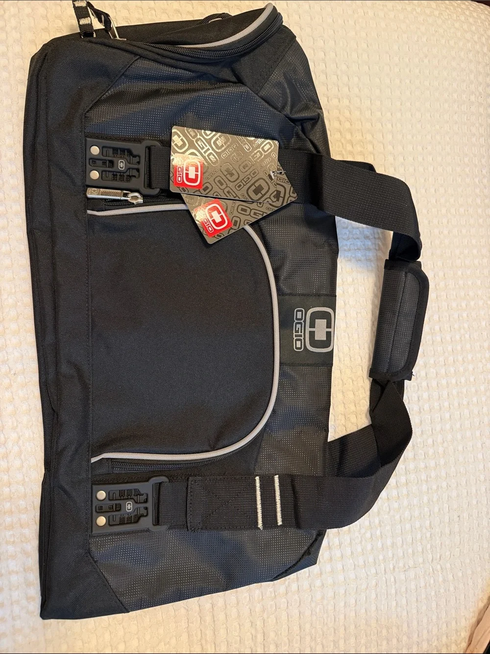 OGIO Black Bag with Gray Trim